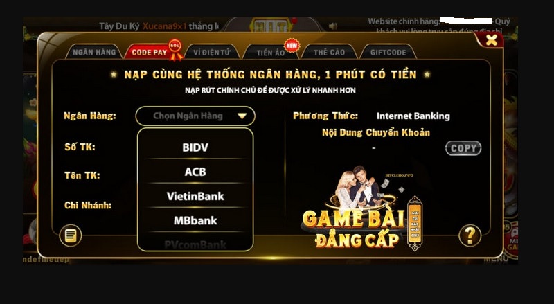 nạp tiền hitclub